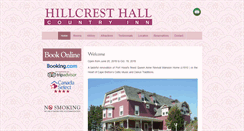 Desktop Screenshot of hillcresthall.com